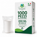 Bicchieri in Carta Imbustati Singolarmente 200 ml – 1000 Pezzi