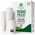 Bicchieri in Carta Bianchi 240 ml – 1000 Pezzi