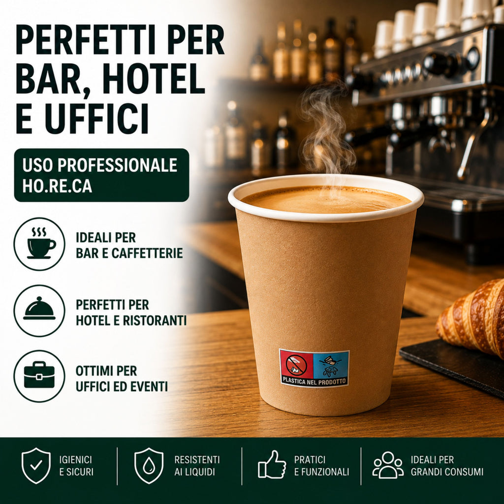 Bicchieri in Carta Havana 240 ml – 1000 Pezzi