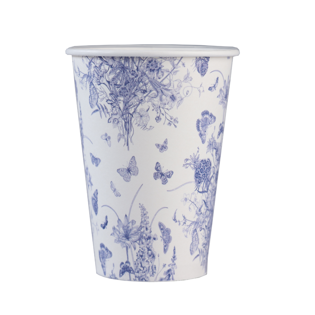 bicchieri in carta 200 ml a fiori mecup store online 