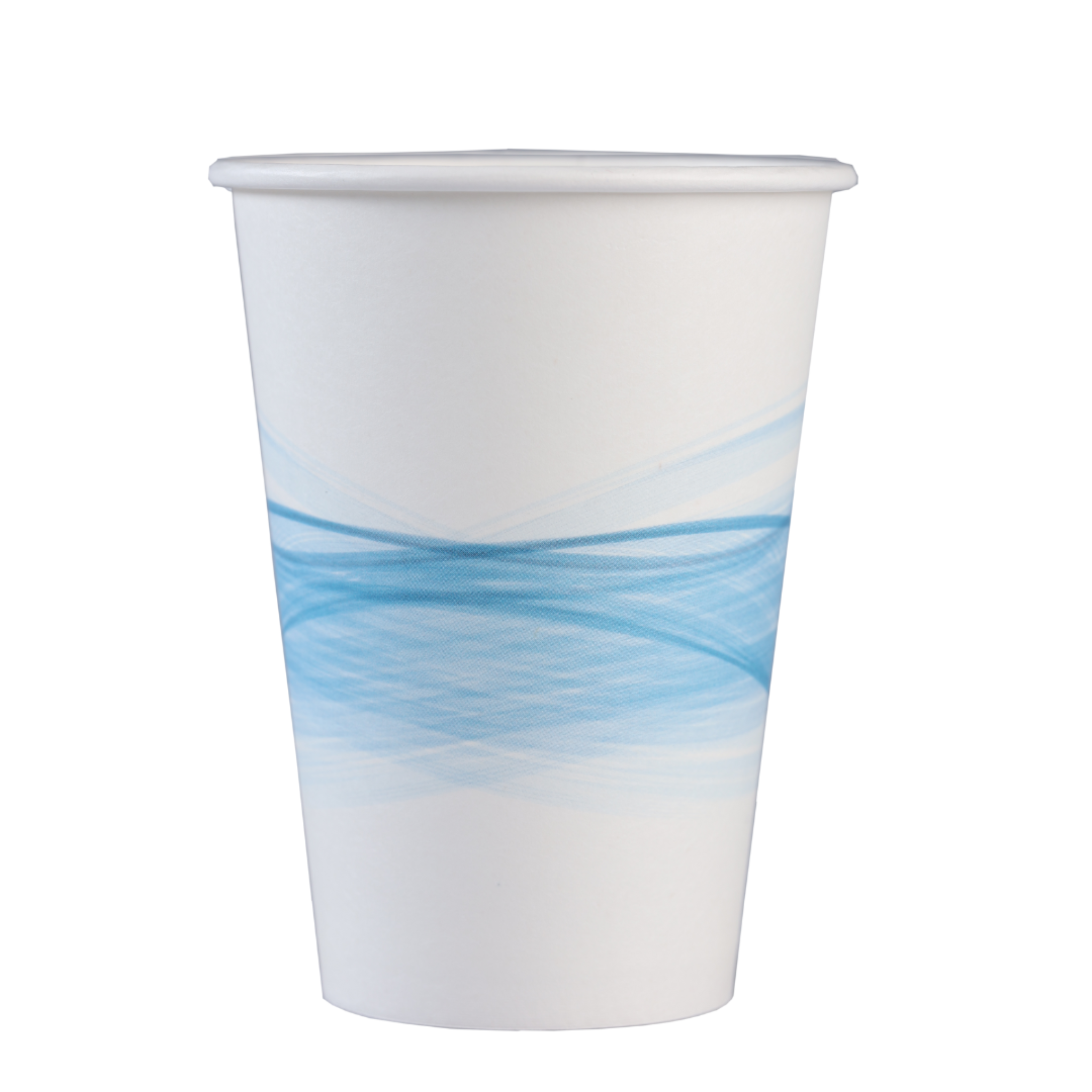 200ml plastic-free paper cups with fish and anchor prints